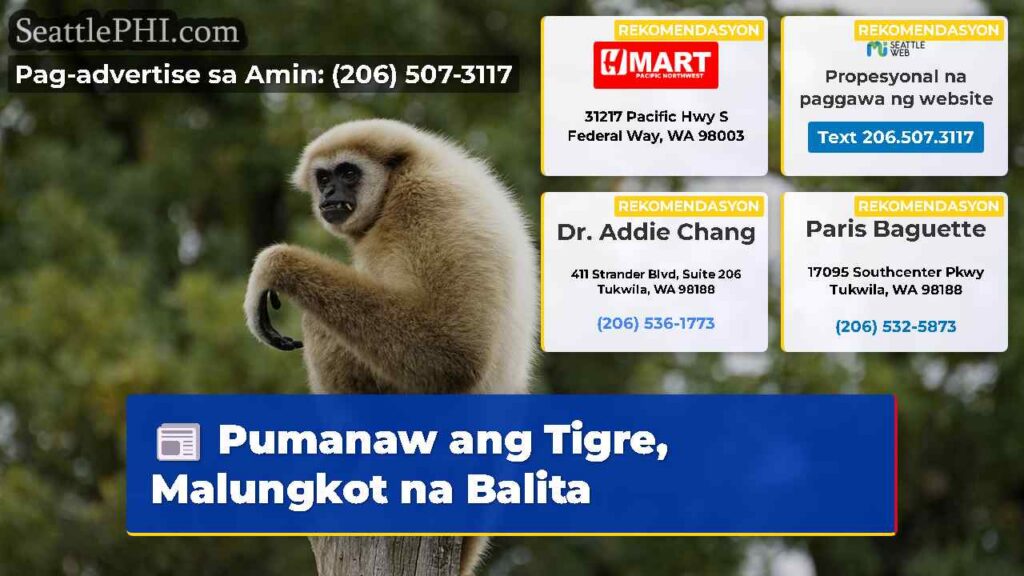 Pumanaw ang Tigre, Malungkot na Balita