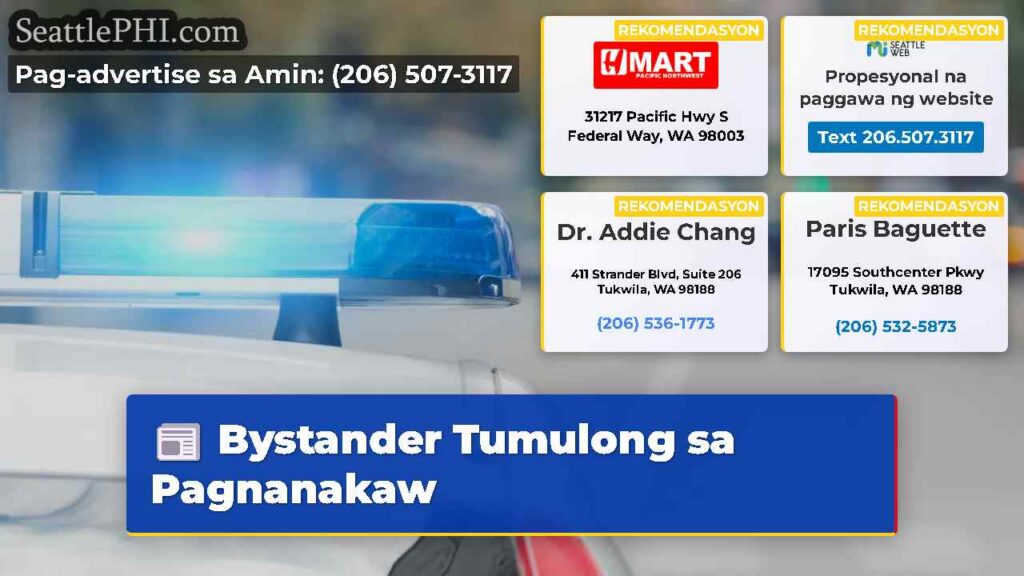 Bystander Tumulong sa Pagnanakaw