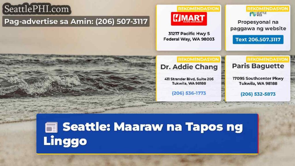 Seattle: Maaraw na Tapos ng Linggo