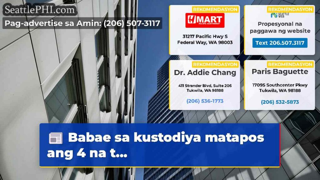 Babae sa kustodiya matapos ang 4 na t...