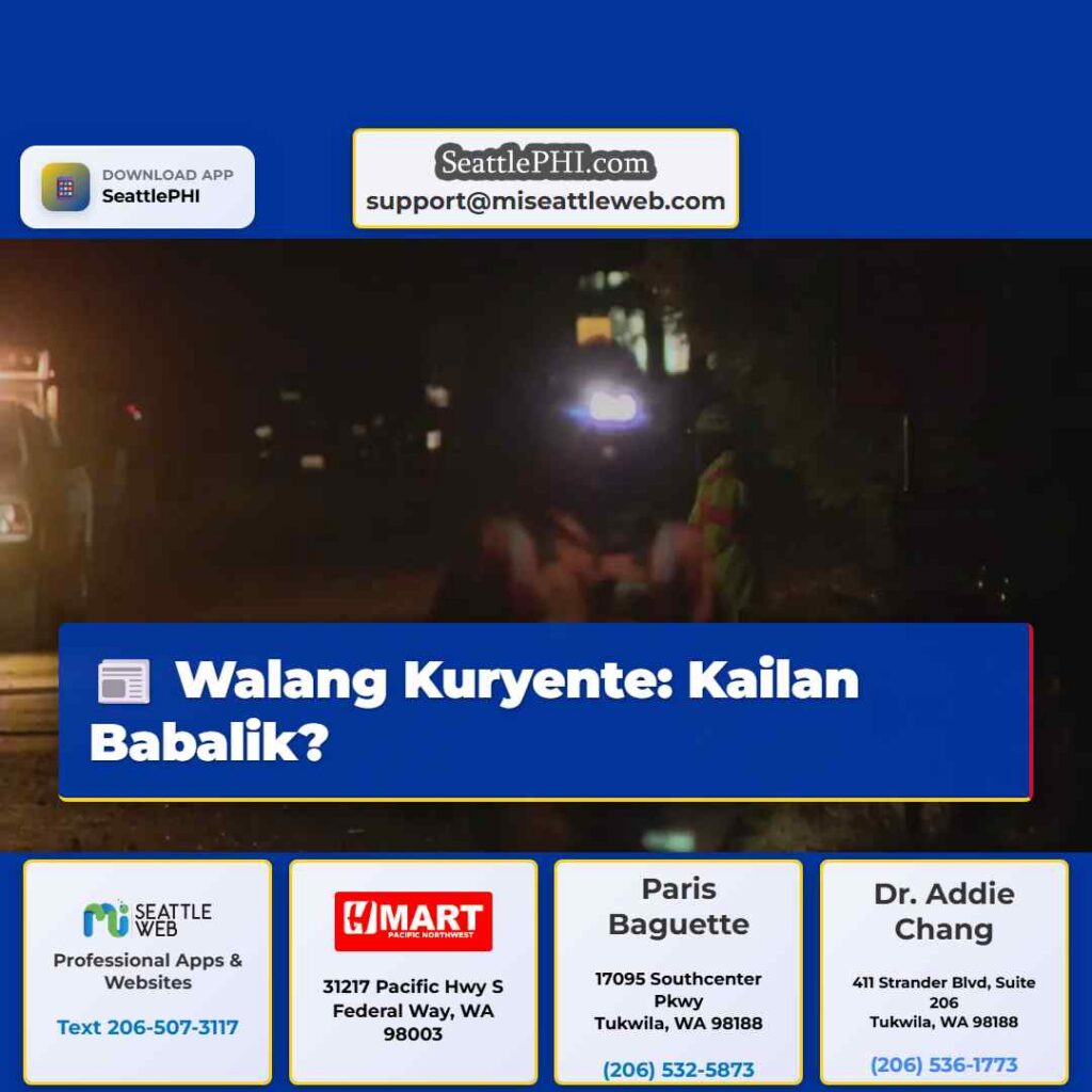 Walang Kuryente: Kailan Babalik?