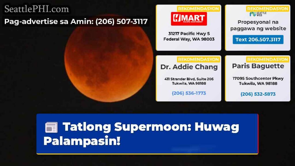 Tatlong Supermoon: Huwag Palampasin!