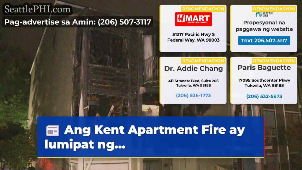 Ang Kent Apartment Fire ay lumipat ng...