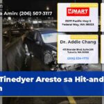 Tinedyer Aresto sa Hit-and-Run