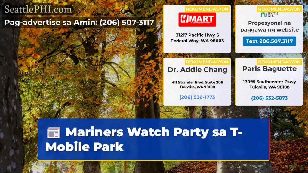 Mariners Watch Party sa T-Mobile Park
