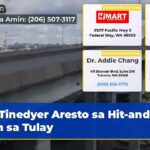 Tinedyer Aresto sa Hit-and-Run sa Tulay