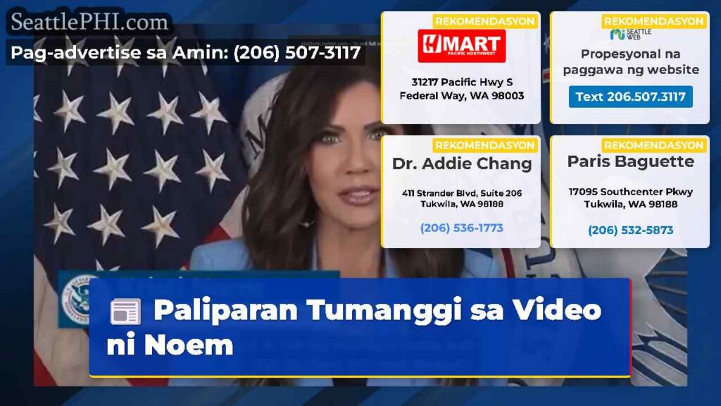 Paliparan Tumanggi sa Video ni Noem