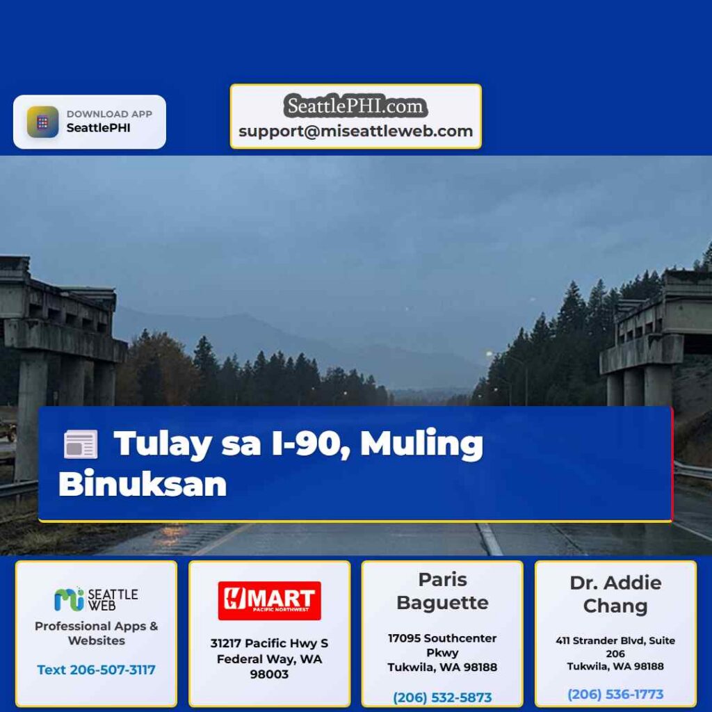 Tulay sa I-90, Muling Binuksan