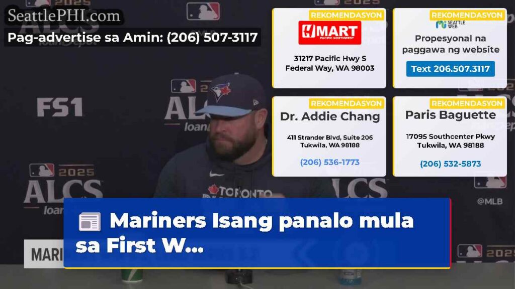 Mariners Isang panalo mula sa First W...