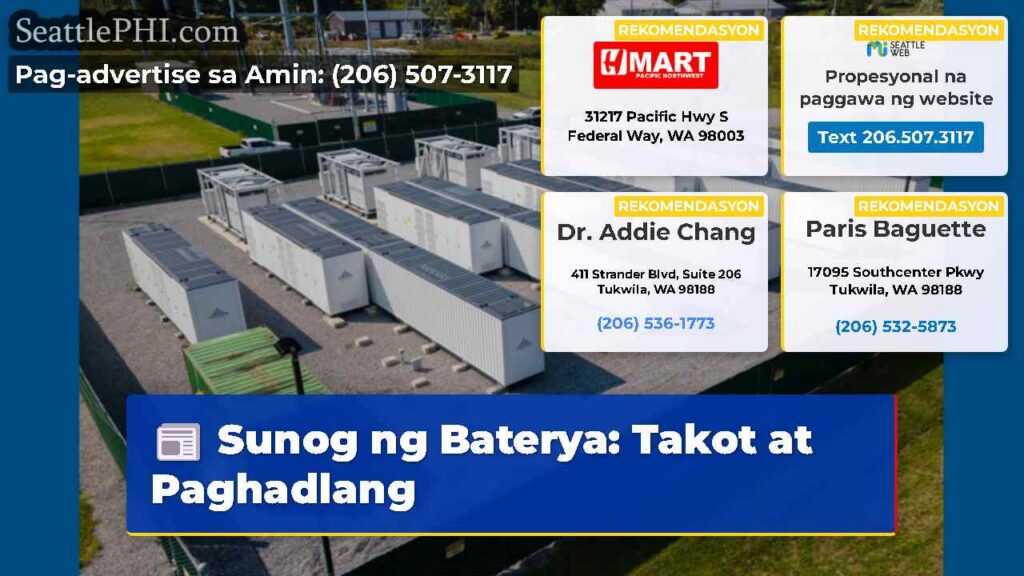 Sunog ng Baterya: Takot at Paghadlang