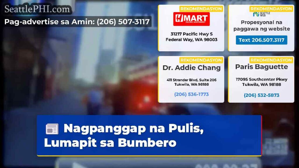 Nagpanggap na Pulis, Lumapit sa Bumbero