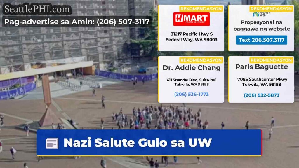 Nazi Salute Gulo sa UW