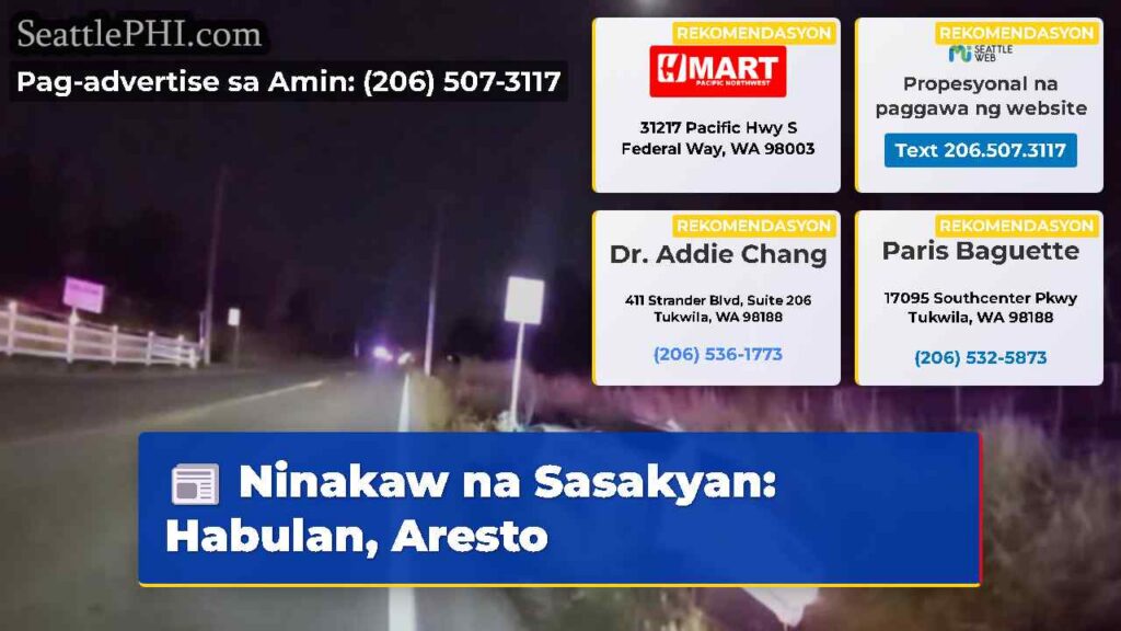 Ninakaw na Sasakyan: Habulan, Aresto