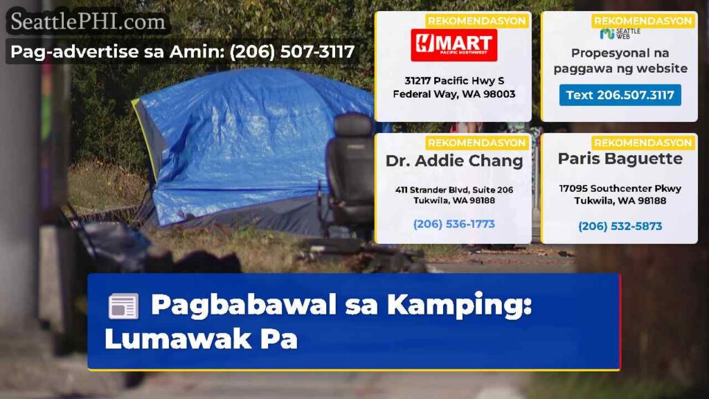Pagbabawal sa Kamping: Lumawak Pa