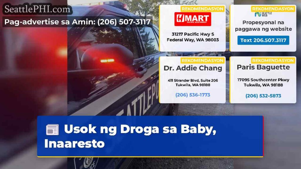 Usok ng Droga sa Baby, Inaaresto