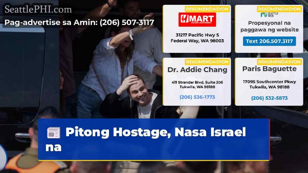 Pitong Hostage, Nasa Israel na