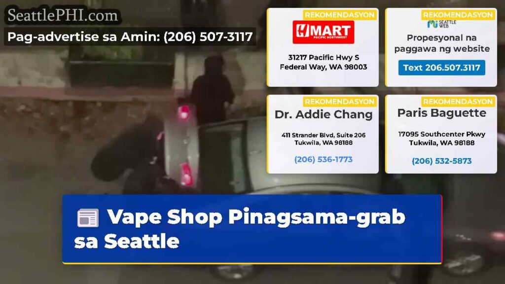 Vape Shop Pinagsama-grab sa Seattle