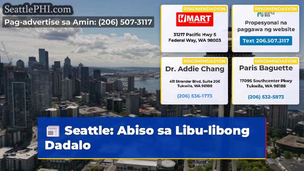 Seattle: Abiso sa Libu-libong Dadalo