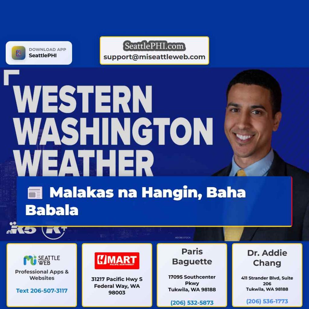 Malakas na Hangin, Baha Babala