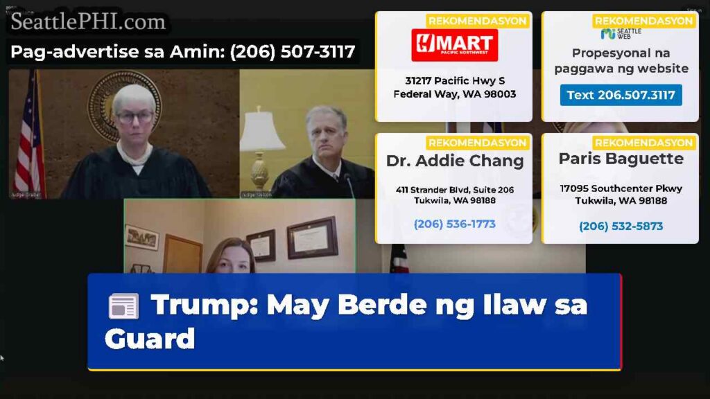 Trump: May Berde ng Ilaw sa Guard