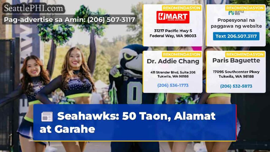 Seahawks: 50 Taon, Alamat at Garahe