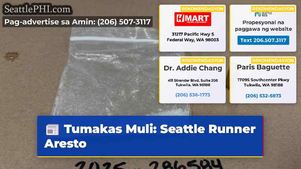 Tumakas Muli: Seattle Runner Aresto