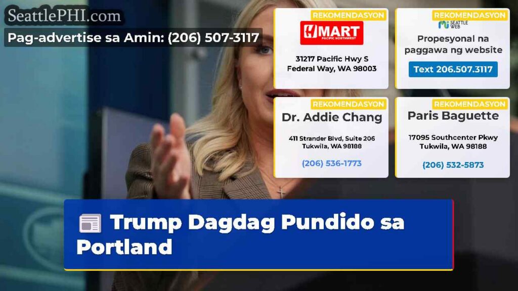 Trump Dagdag Pundido sa Portland