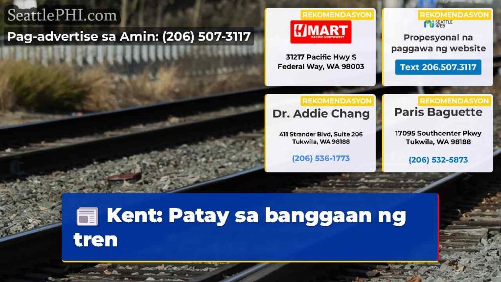 Kent: Patay sa banggaan ng tren