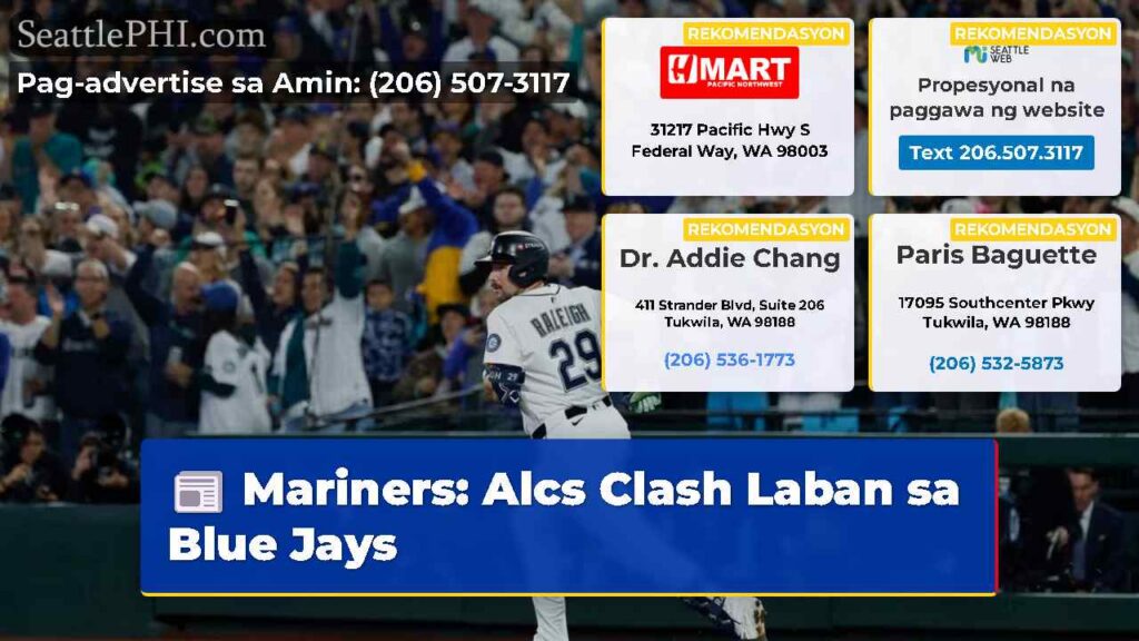 Mariners: Alcs Clash Laban sa Blue Jays