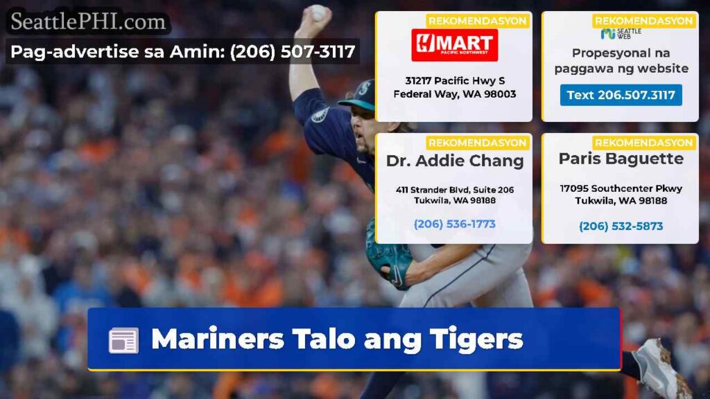 Mariners Talo ang Tigers