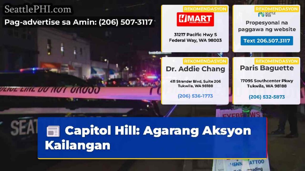 Capitol Hill: Agarang Aksyon Kailangan