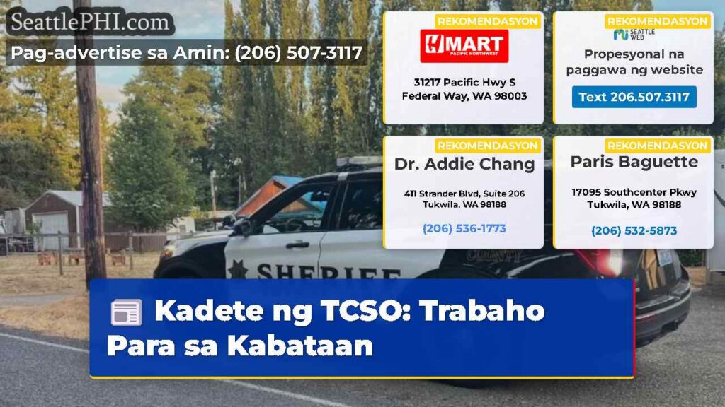 Kadete ng TCSO: Trabaho Para sa Kabataan