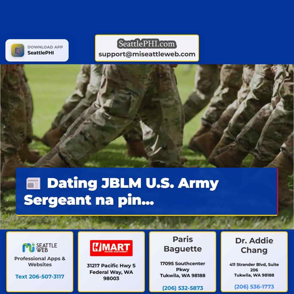Dating JBLM U.S. Army Sergeant na pin...