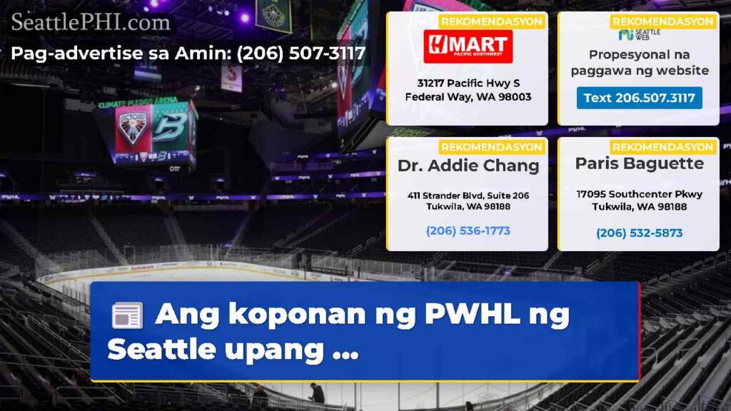 Ang koponan ng PWHL ng Seattle upang ...