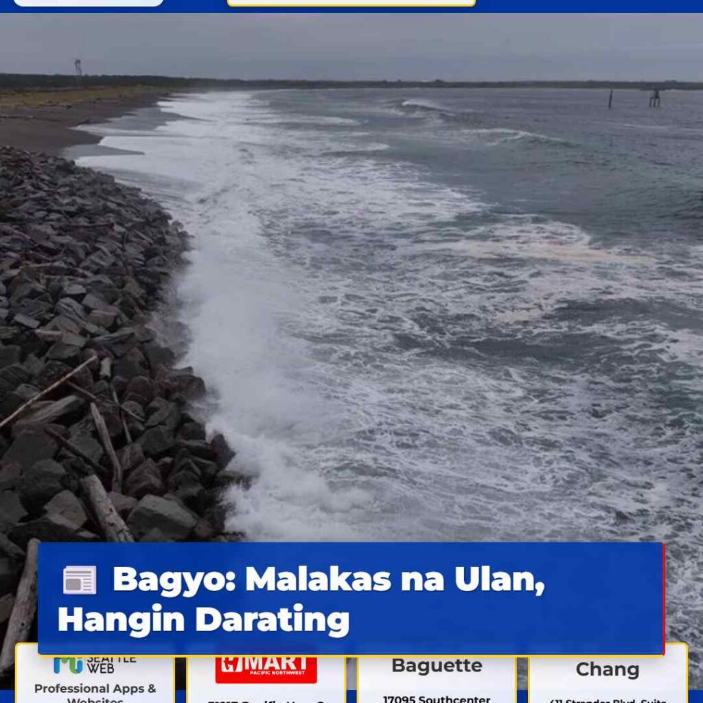 Bagyo: Malakas na Ulan, Hangin Darating