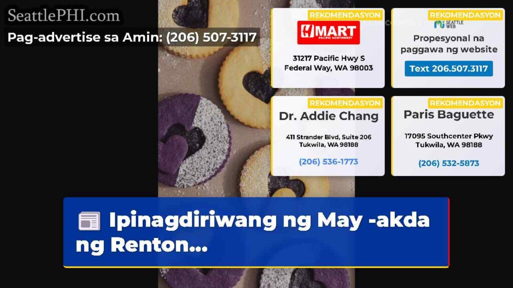 Ipinagdiriwang ng May -akda ng Renton...
