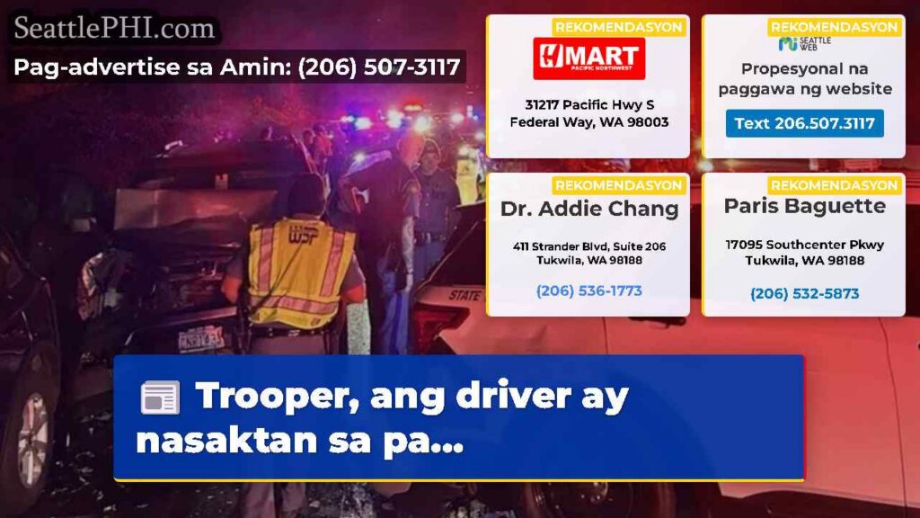 Trooper, ang driver ay nasaktan sa pa...