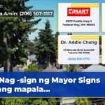 Nag -sign ng Mayor Signs upang mapala…