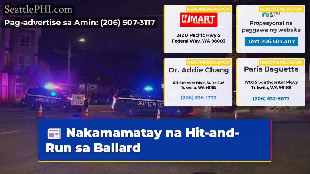 Nakamamatay na Hit-and-Run sa Ballard