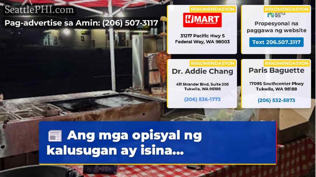 Ang mga opisyal ng kalusugan ay isina...