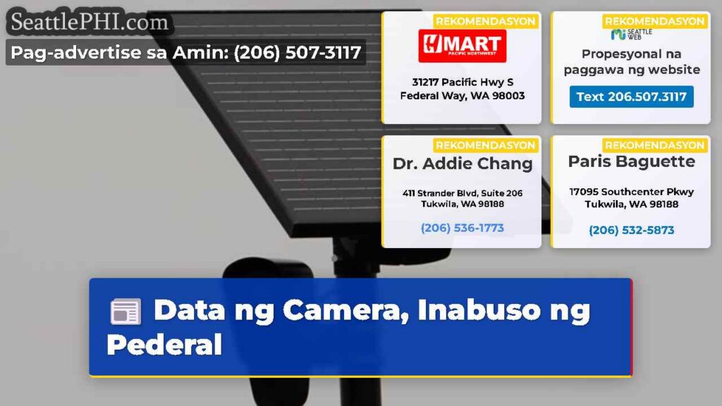 Data ng Camera, Inabuso ng Pederal