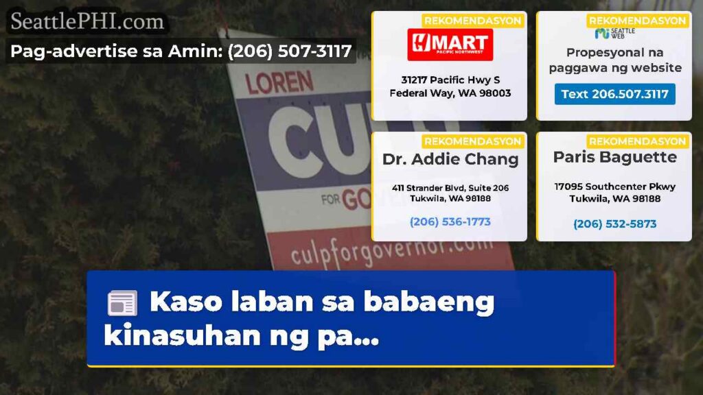 Kaso laban sa babaeng kinasuhan ng pa...