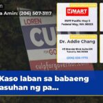 Kaso laban sa babaeng kinasuhan ng pa…