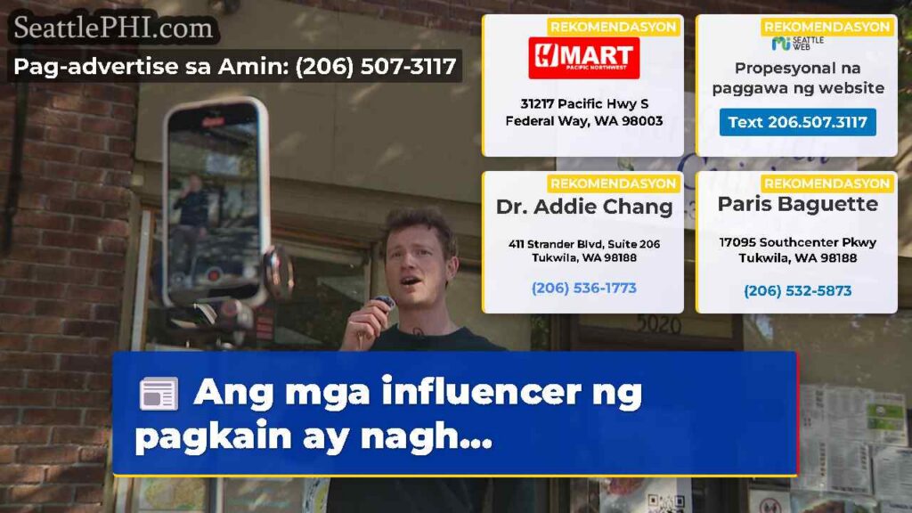 Ang mga influencer ng pagkain ay nagh...