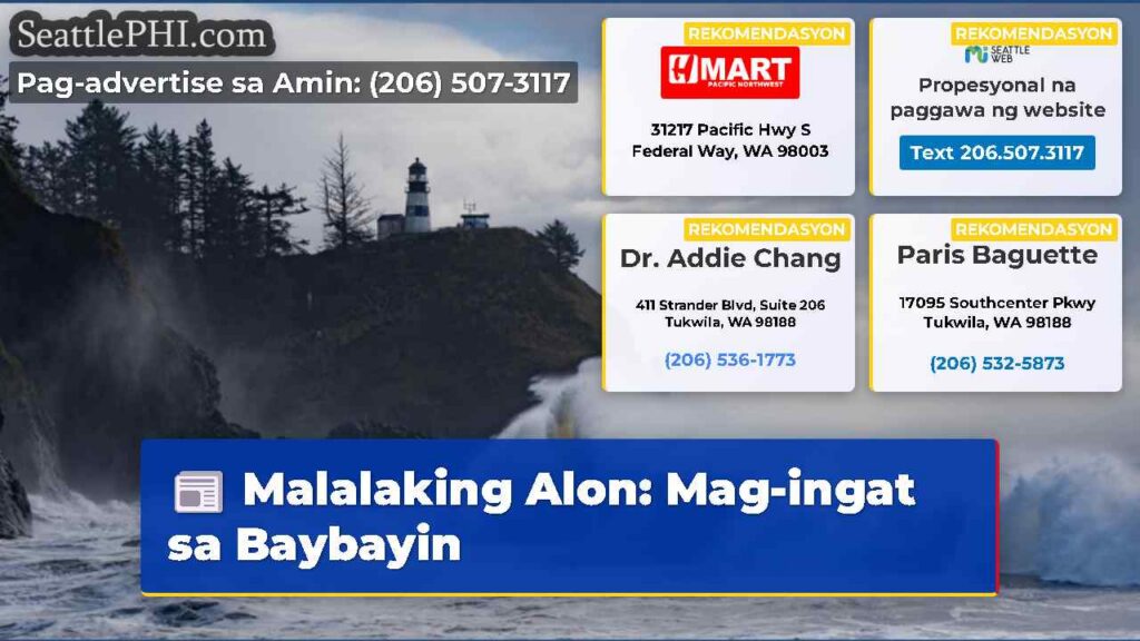 Malalaking Alon: Mag-ingat sa Baybayin