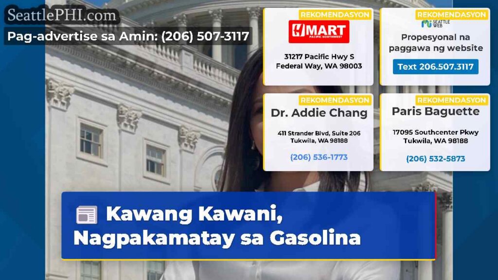 Kawang Kawani, Nagpakamatay sa Gasolina