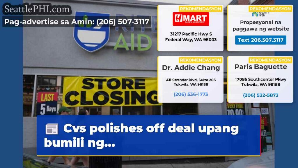 Cvs polishes off deal upang bumili ng...