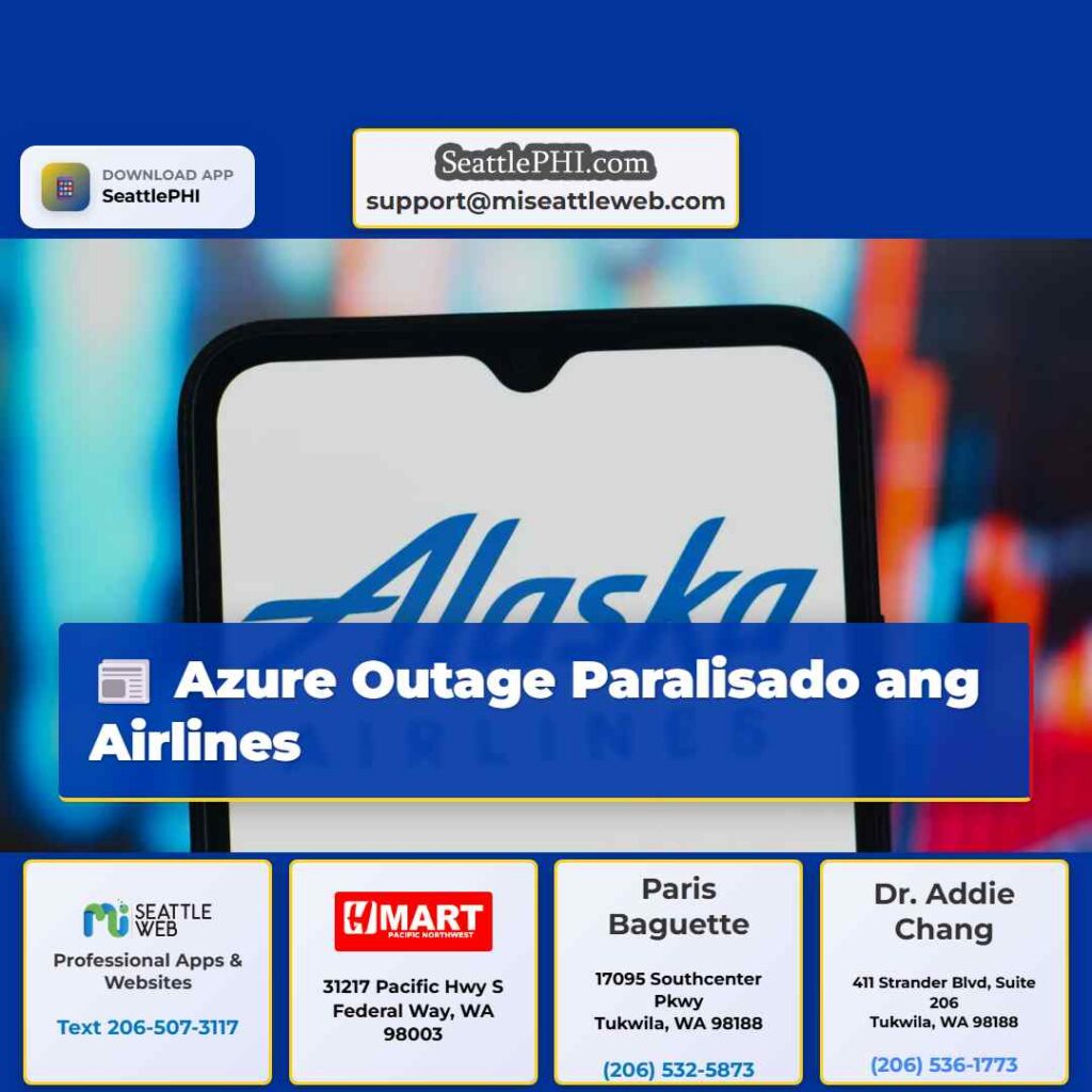 Azure Outage Paralisado ang Airlines