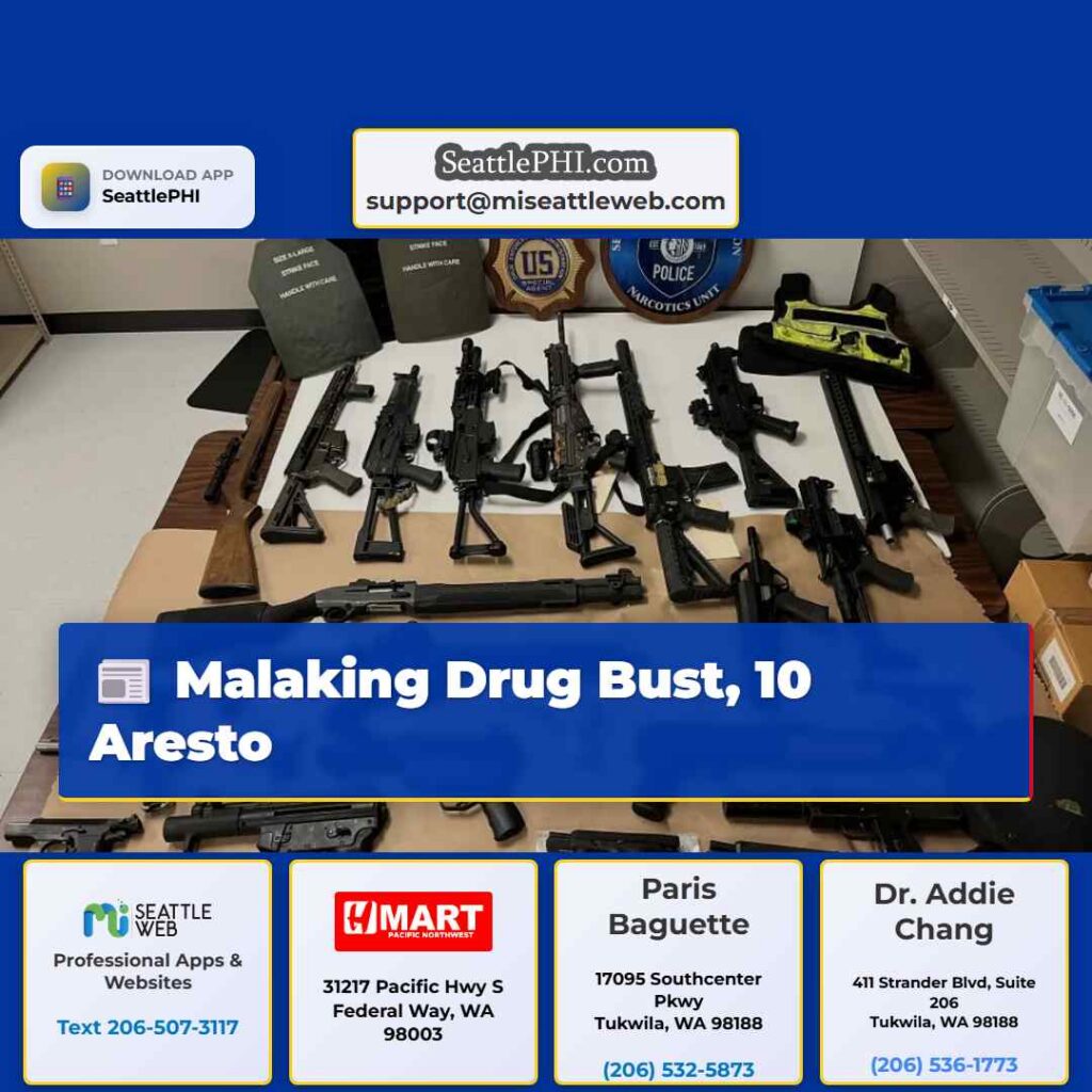 Malaking Drug Bust, 10 Aresto