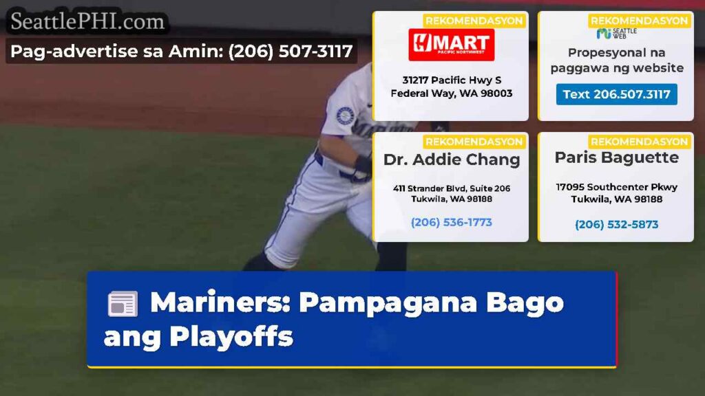 Mariners: Pampagana Bago ang Playoffs